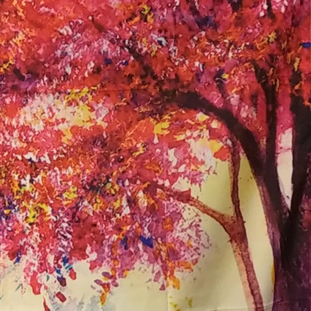 A walk in the Park Watercolor Wall Tapestry NEW